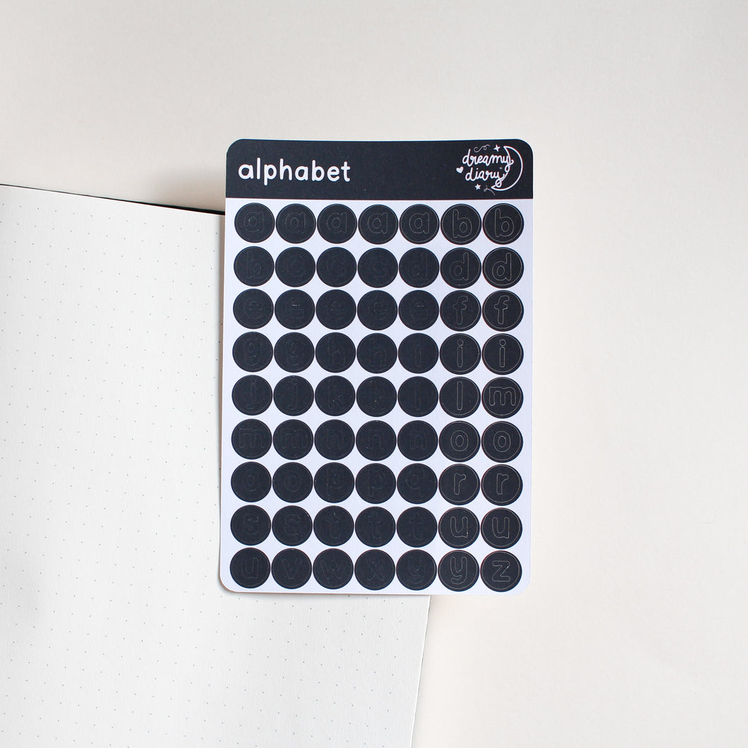 Alphabet (black)